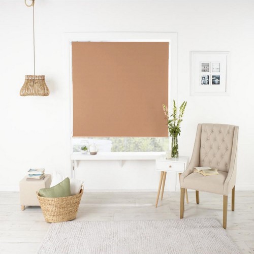 Washable Roller Blinds Salmon Pink