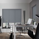 Cortina Enrollable Lavable Gris Oscuro